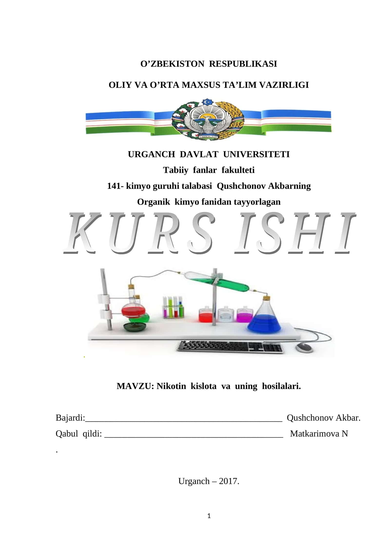 Nikotin kislota va uning hosilalari 1