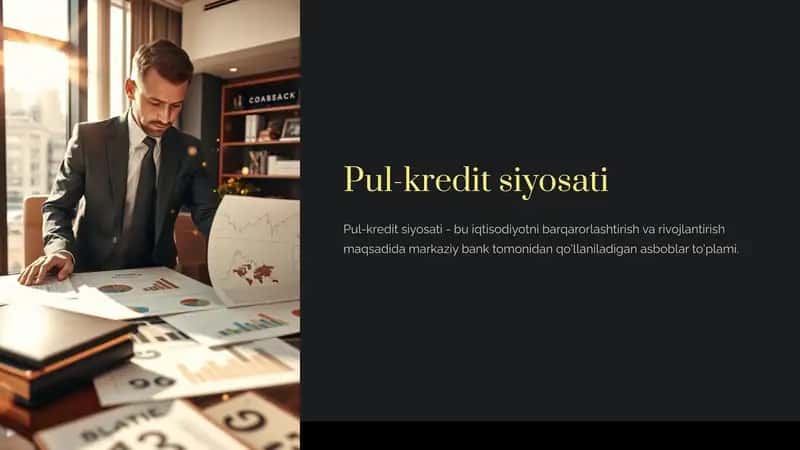 Pul-kredit siyosati 1