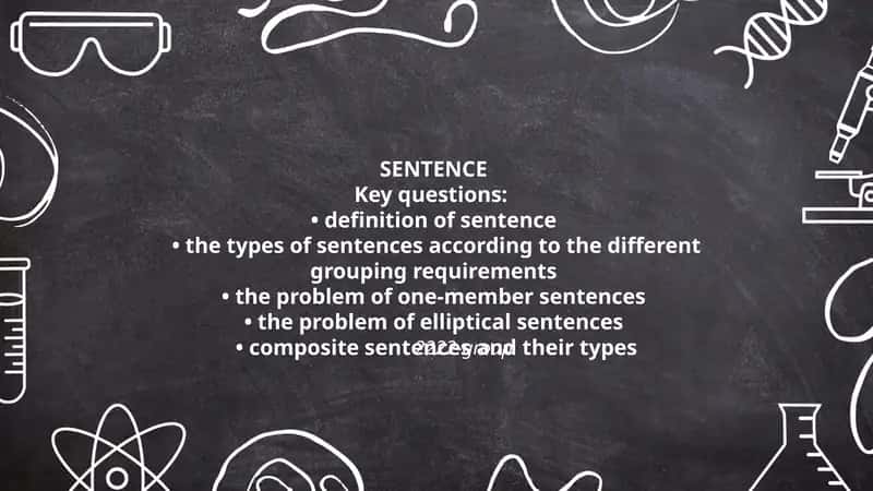 SENTENCE 1