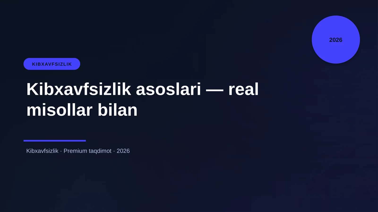 Kibxavfsizlik 1