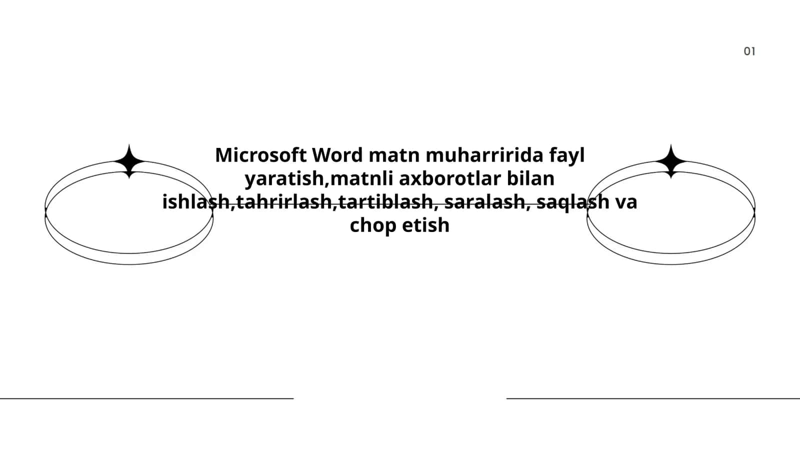 Microsoft Word matn muharririda fayl yaratish 1