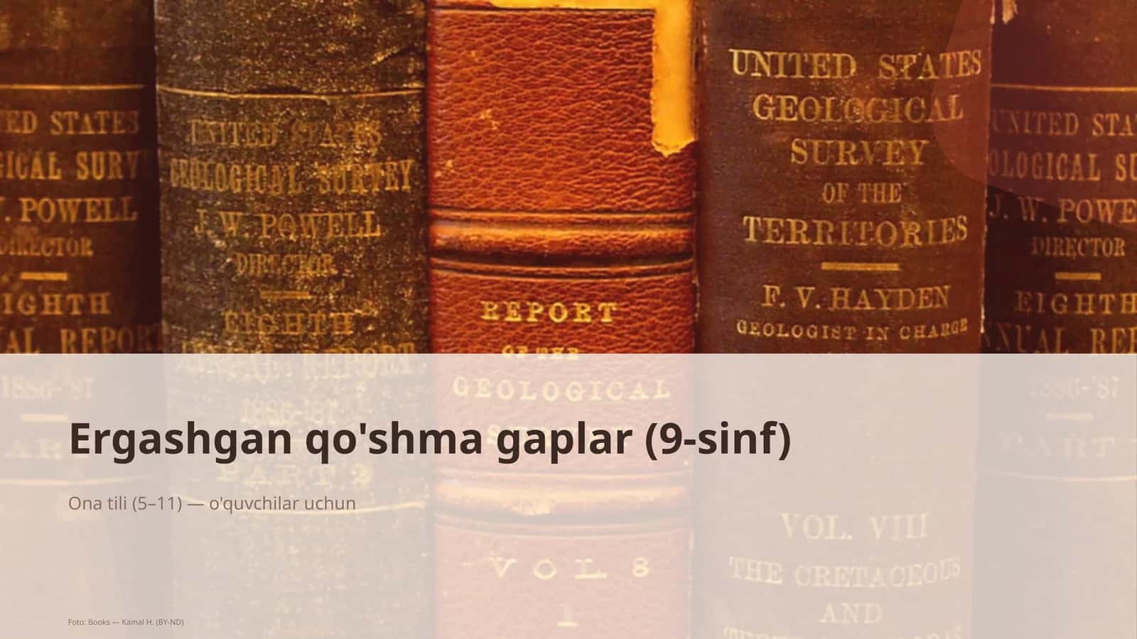 Ergashgan qo'shma gaplar (9-sinf) 1