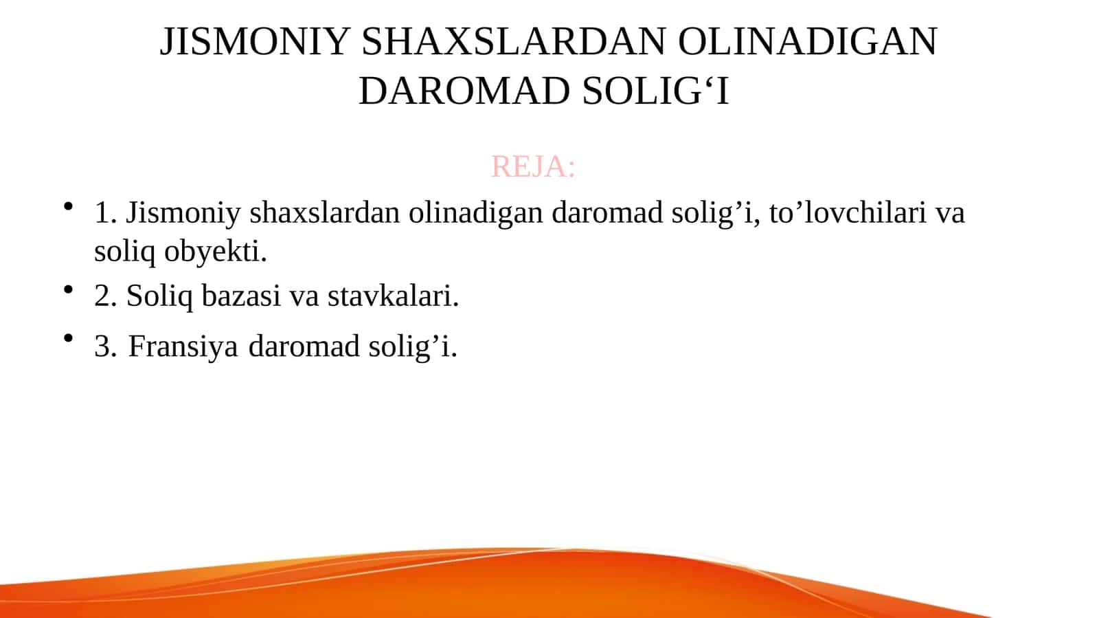 JISMONIY SHAXSLARDAN OLINADIGAN DAROMAD SOLIG‘I 1