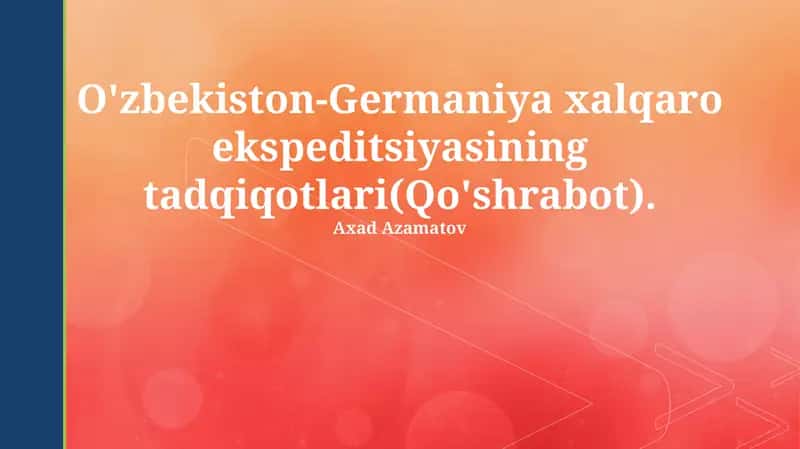 Qo'shrabot ekspeditsiyasi 1