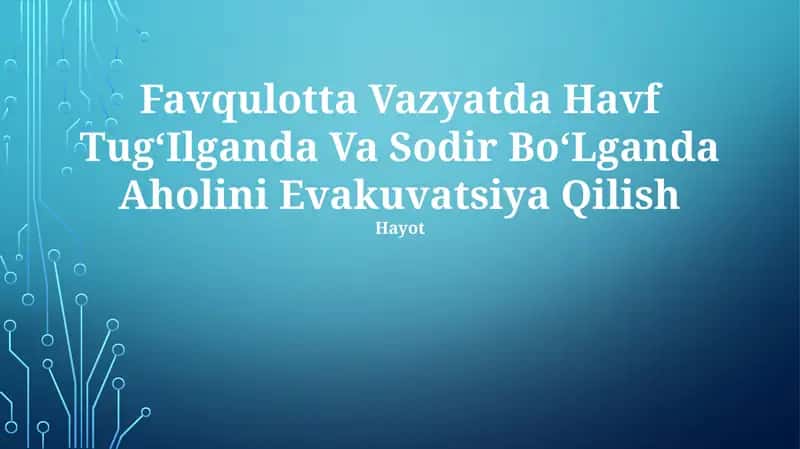 Evakuatsiya rejasi 1