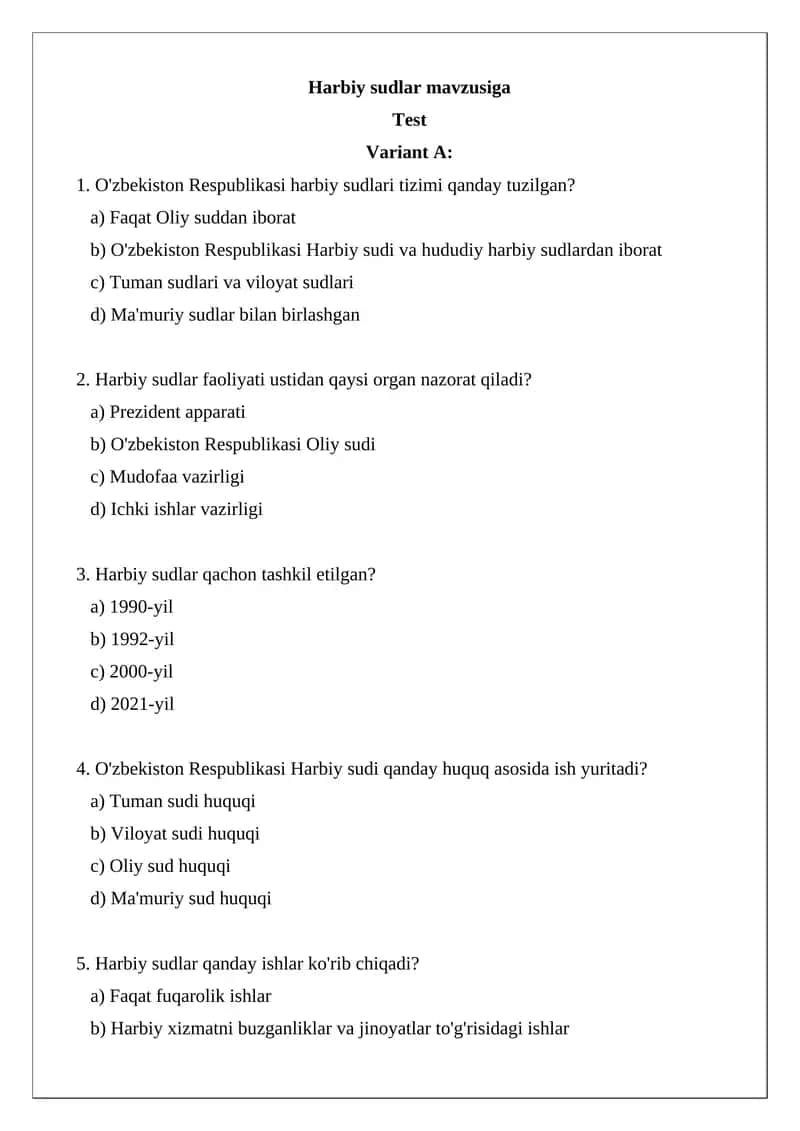 Harbiy sudlar mavzusiga 1