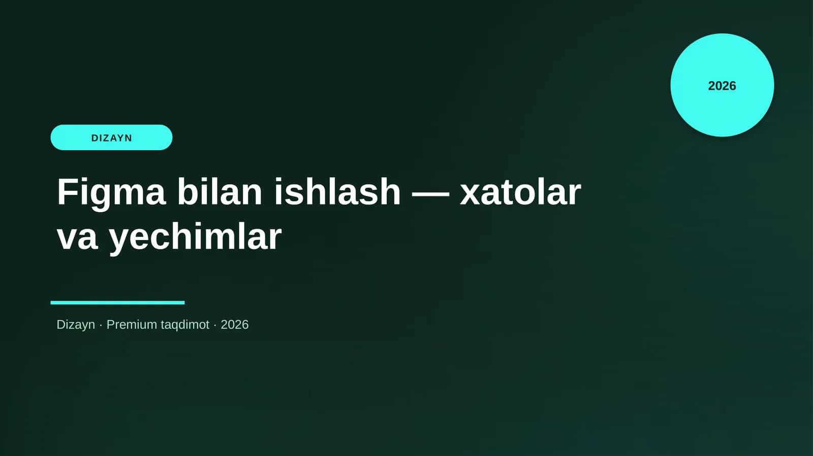 Figma bilan ishlash — xatolar va yechimlar 1
