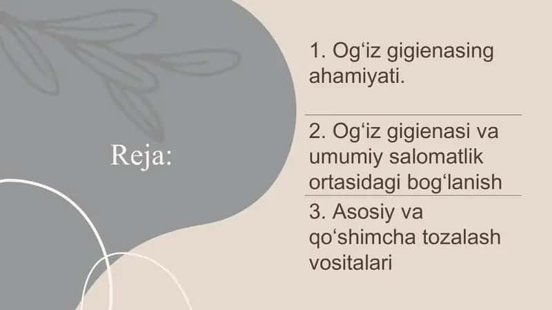 og'iz bo'shlig'i gigiyenasi 1