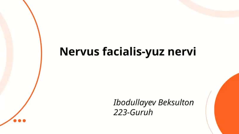 Nervus facialis yuz nervi 1