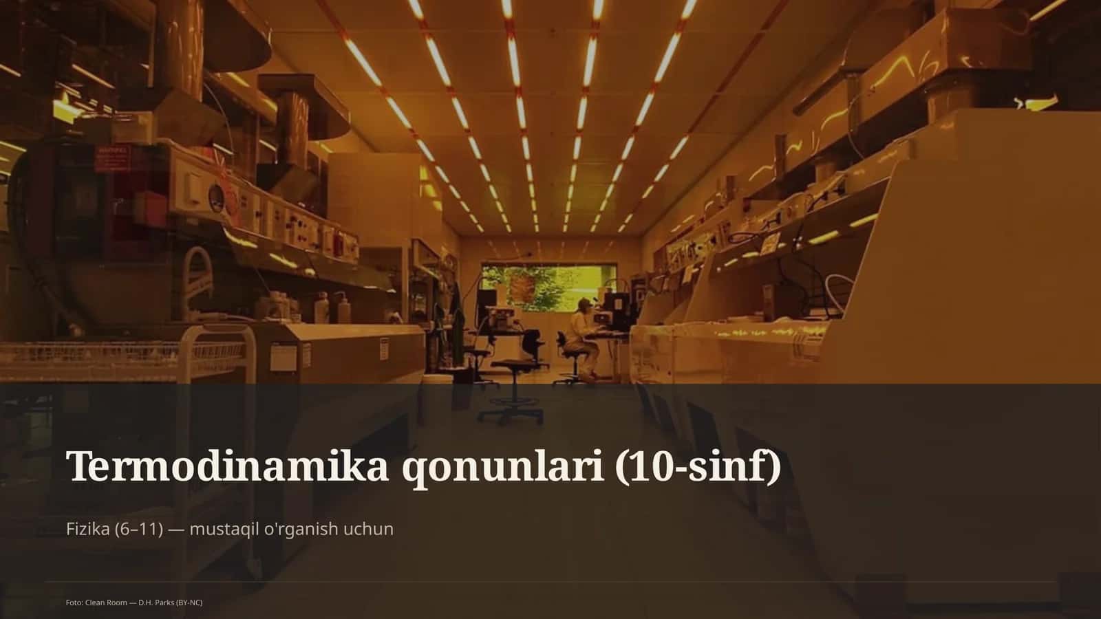 Termodinamika qonunlari (10-sinf) 1