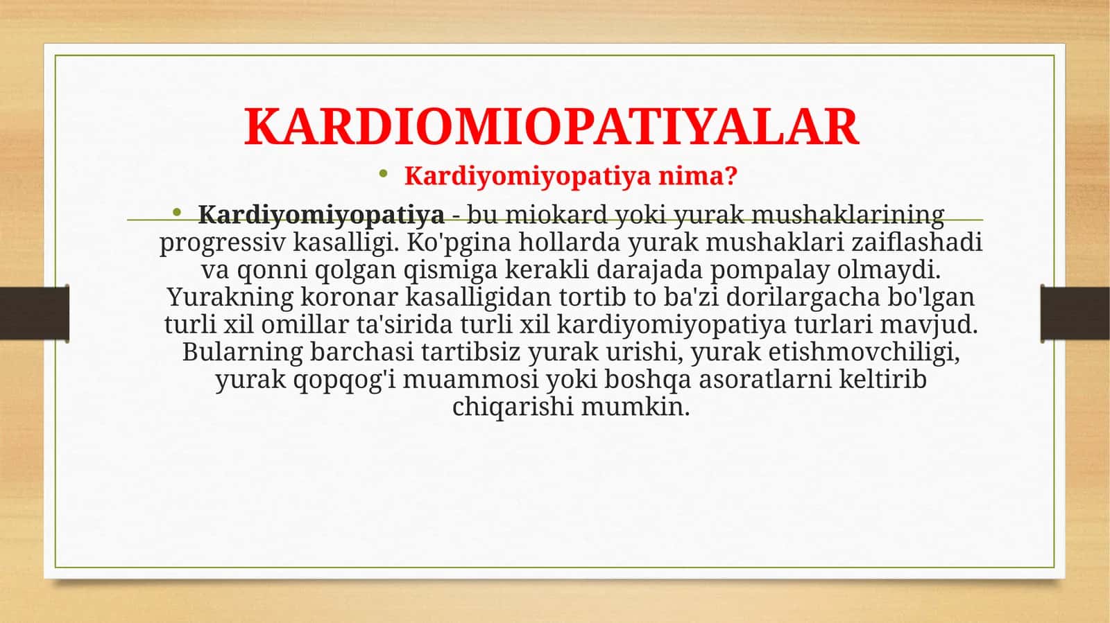 KARDIOMIOPATIYALAR 1