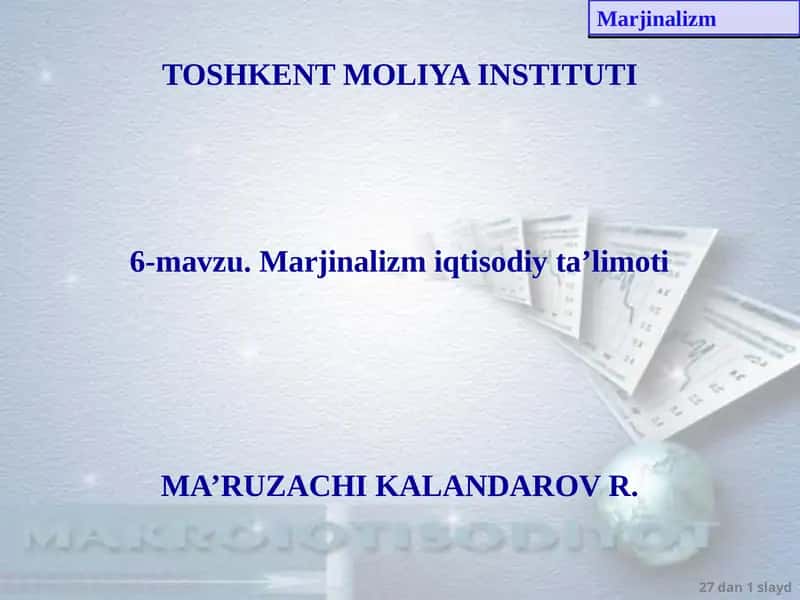 Marjinalizm 1