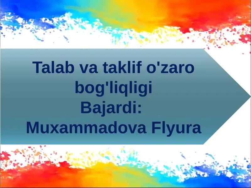 Talabvataklifo'zarobog'liqligi 1