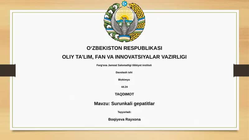 Surunkali gepatitlar 1