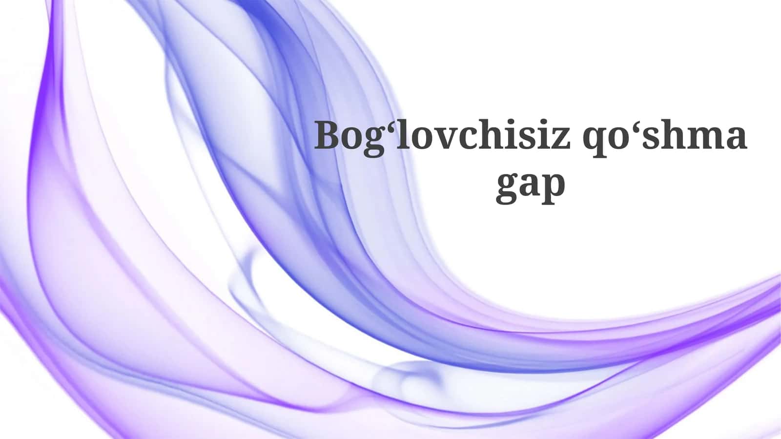 Bog'lovchisiz qo'shma gaplar: Tuzilishi va Ma'nolari 1