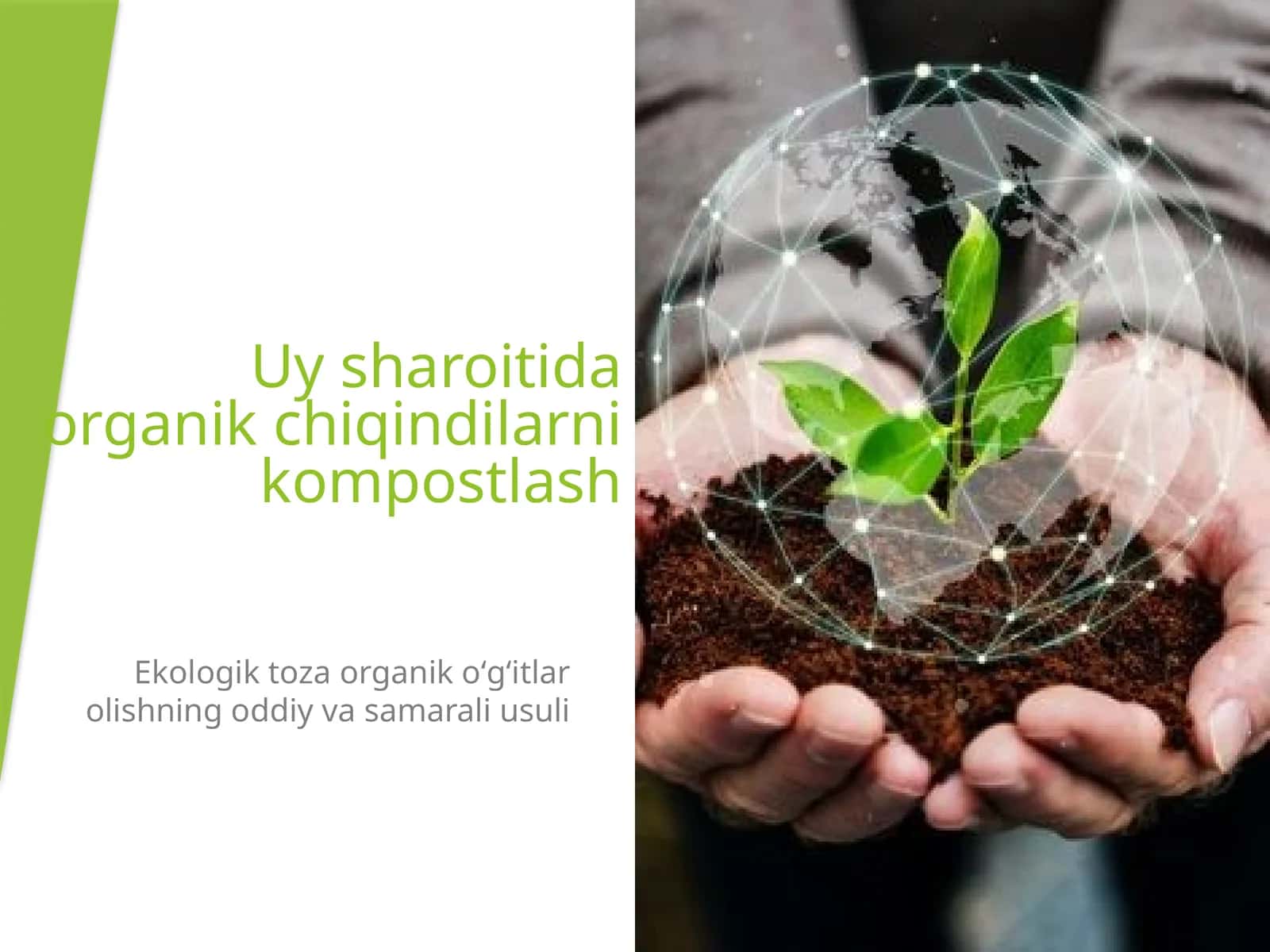 Kompostlash sharoitida organik chiqindilarni 1