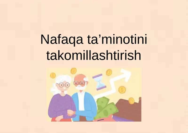 Nafaqa ta’minotini takomillashtirish 1