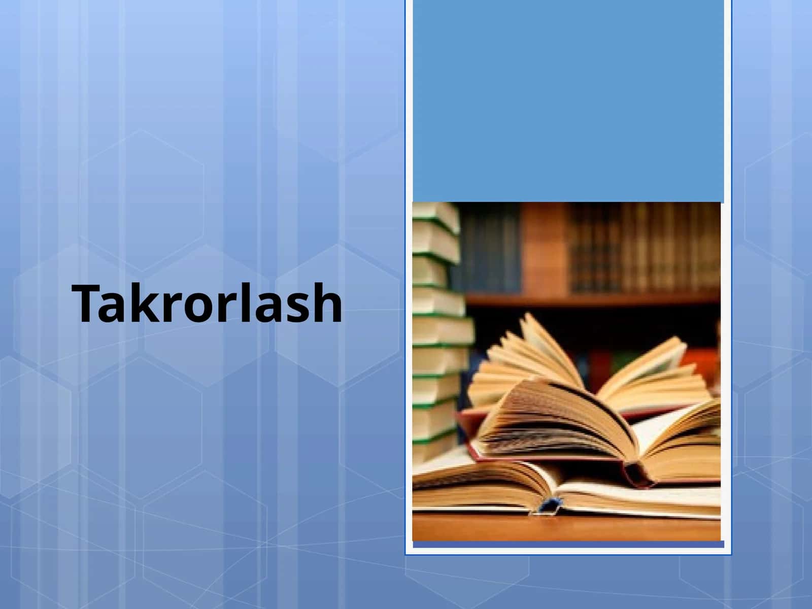 6-sinf Adabiyot fanidan Takrorlash dars ishlanmasi 1