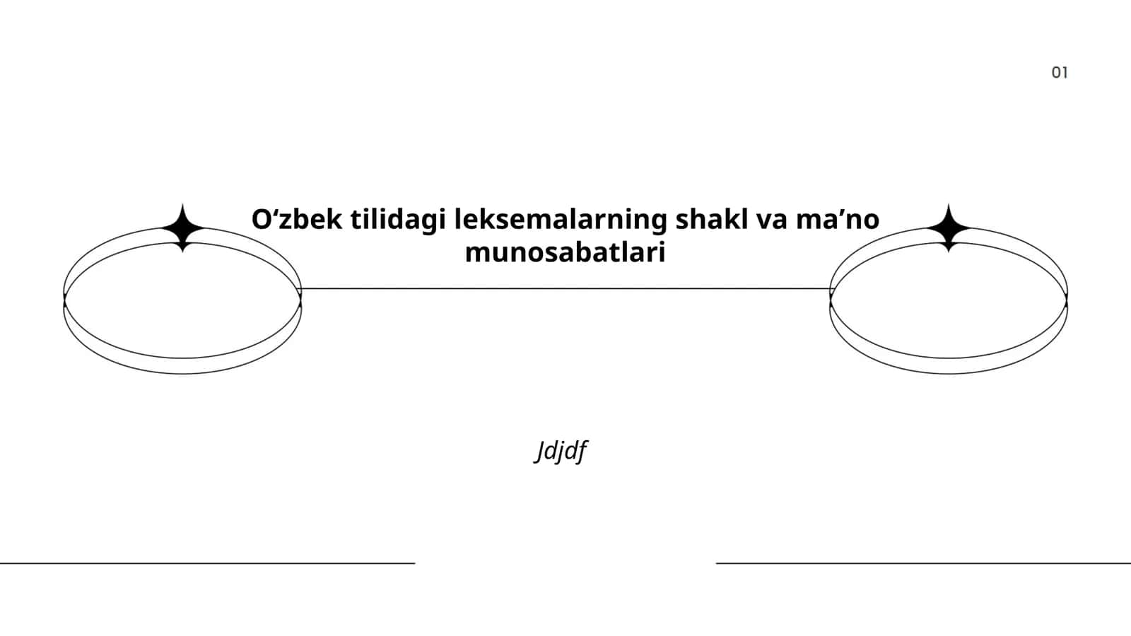 Oʻzbek tilidagi leksemalarning shakl va maʼno munosabatlari 1