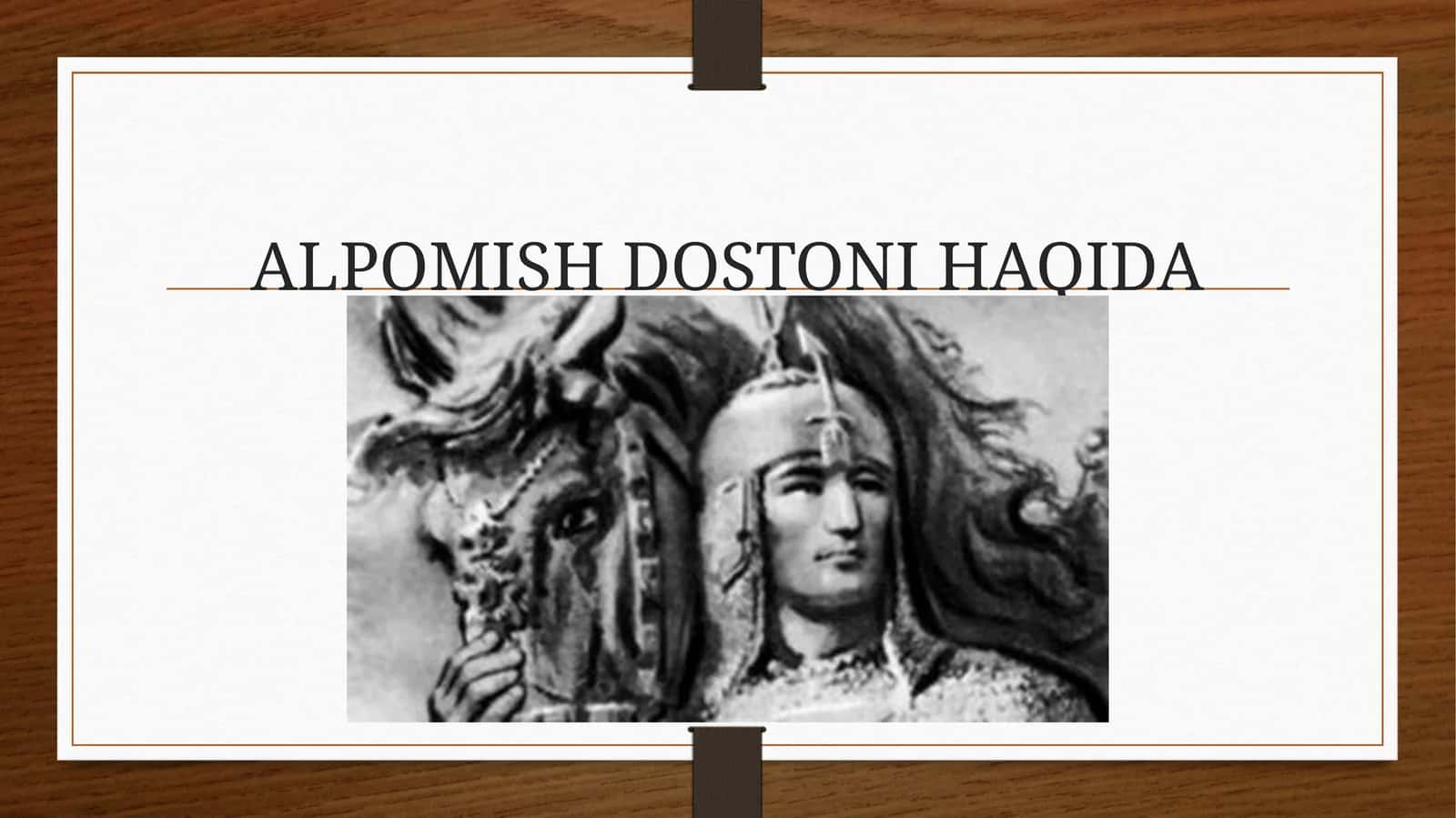 ALPOMISH DOSTONI HAQIDA 1
