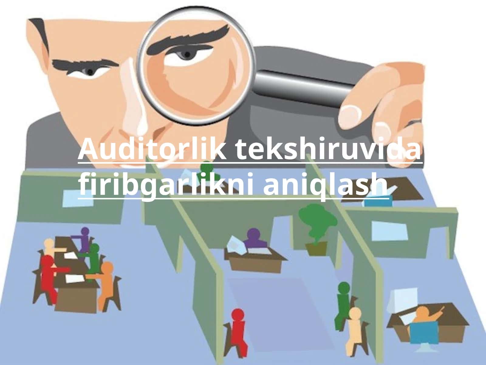 Auditorlik tekshiruvi da firibgarlikni aniqlash 1
