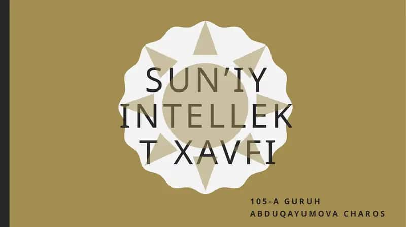 Sun’iyintellekt 1