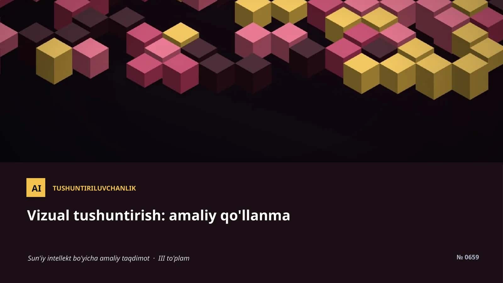 TUSHUNTIRILUVCHANLIK 1