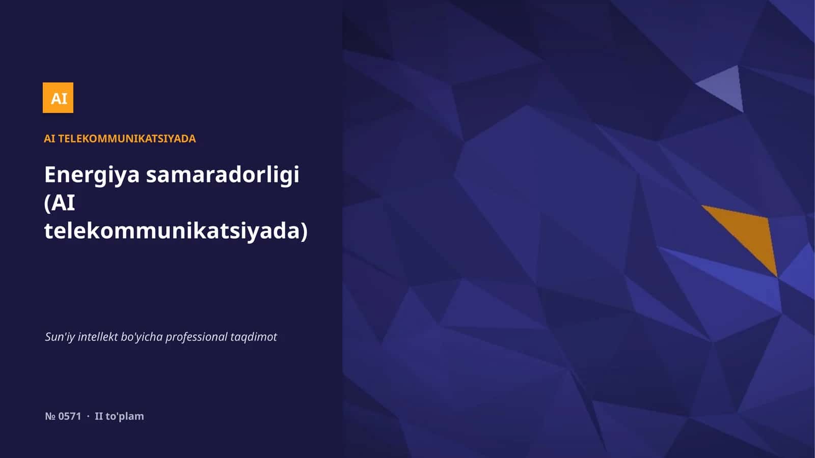 AI TELEKOMMUNIKATSIYADA 1