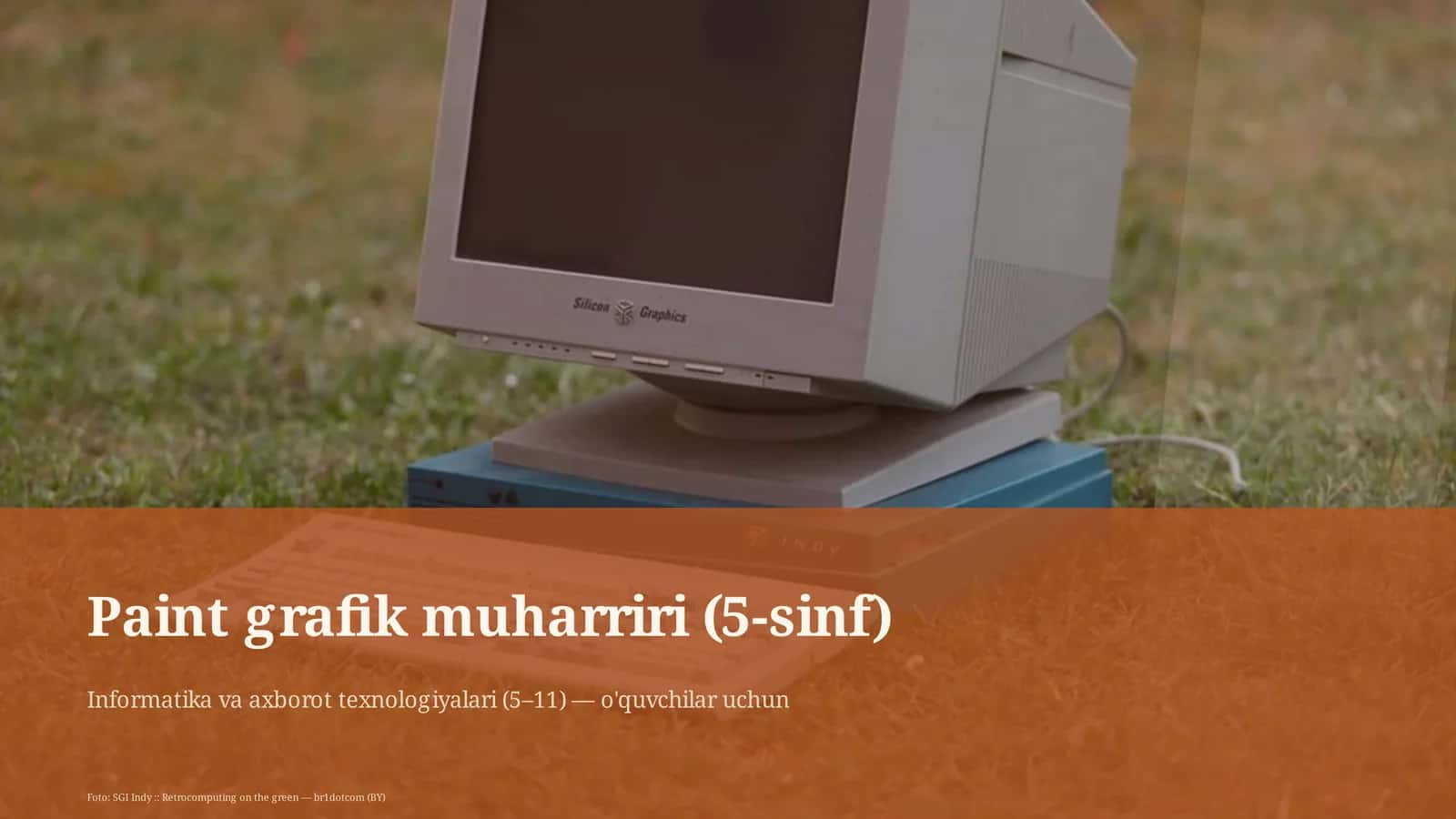 Paint grafik muharriri (5-sinf) 1