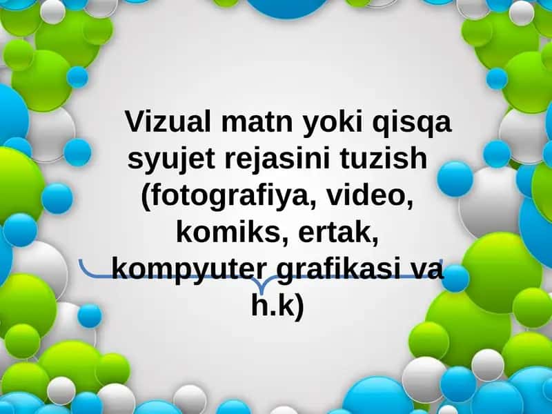 Кompyuter grafikasi va animatsiyasi 1