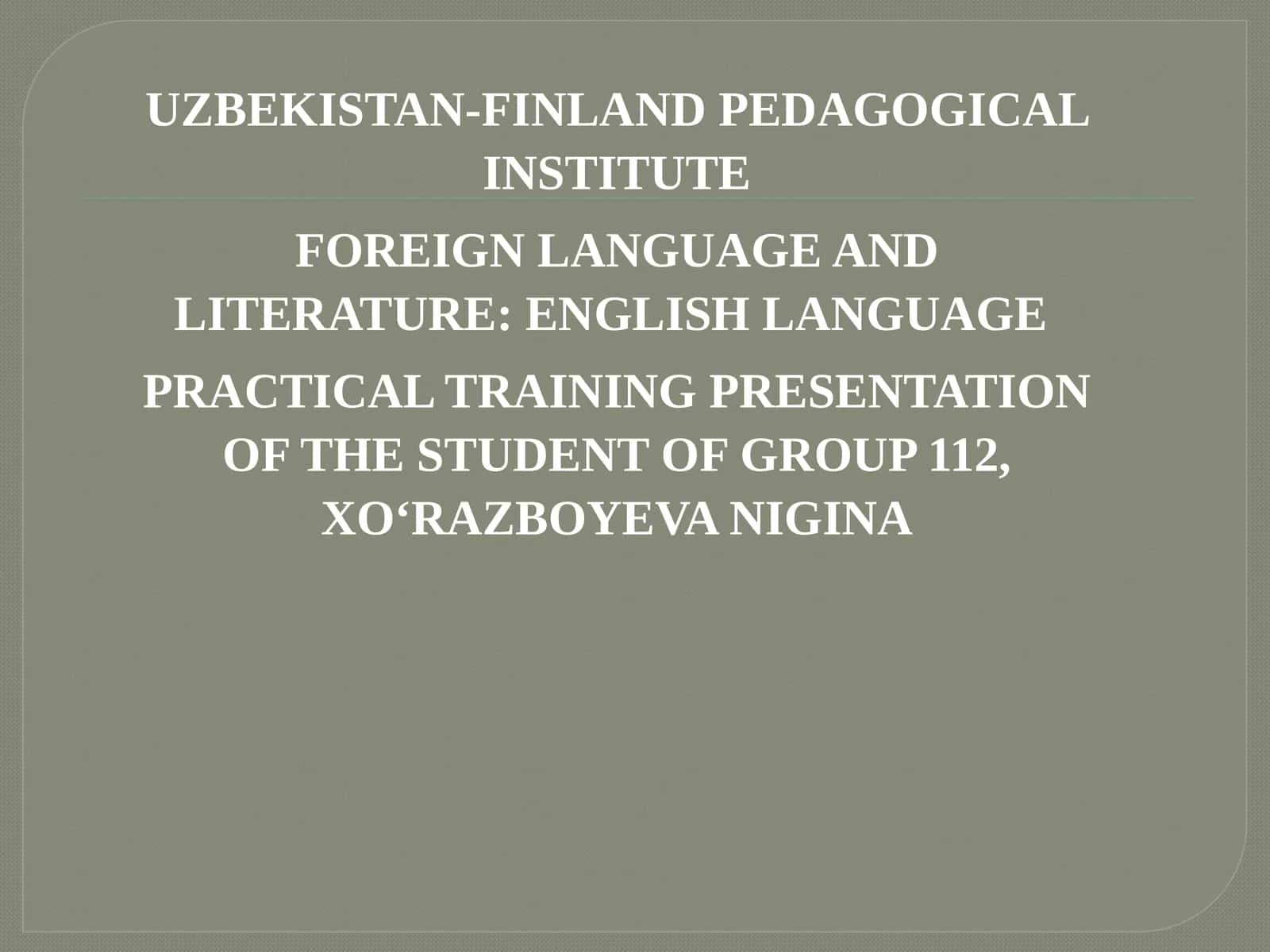 Culture of Uzbekistan 1