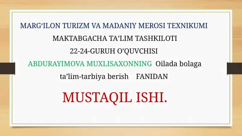 Shaxsiy gigiyena odatlari 1