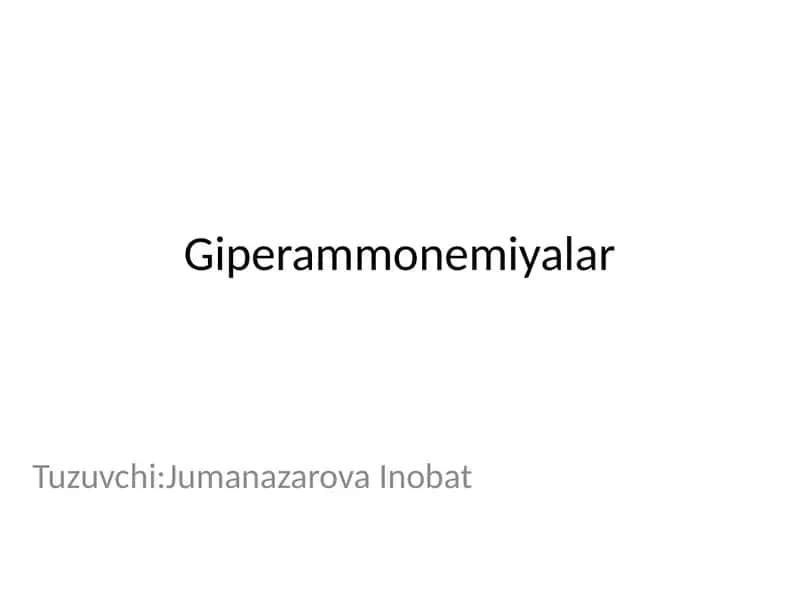 Giperammonemiya 1
