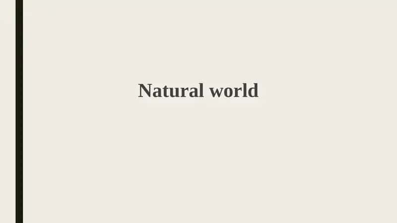 Our Dynamic Planet: Ecosystems, Climate, and Geological Forces 1
