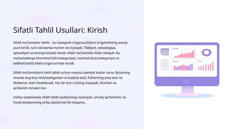 sifatli taxlil usullari 1