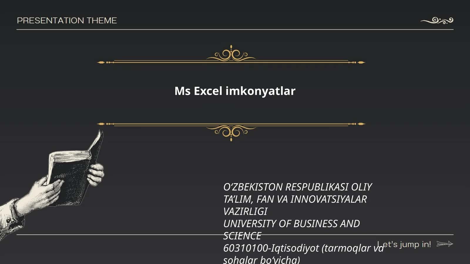 Ms Excel imkonyatlar 1