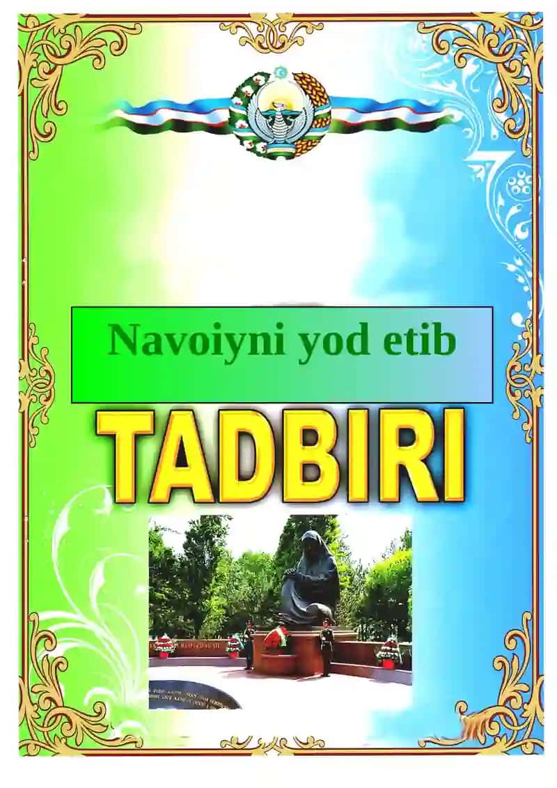 "Navoiyni yod etib"