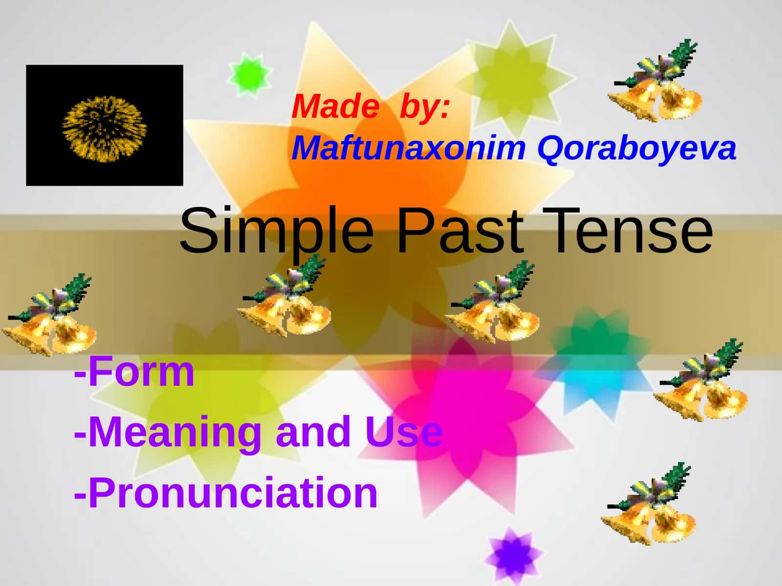 Simple Past Tense 1