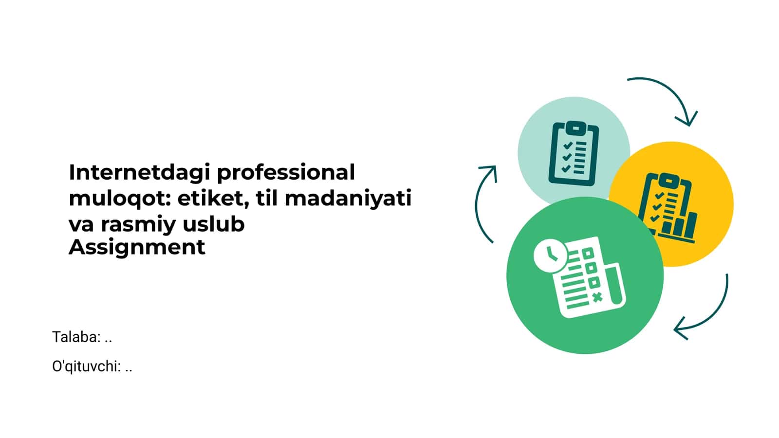 Internetdagi professional muloqot: etiket, til madaniyati va rasmiy uslub 1