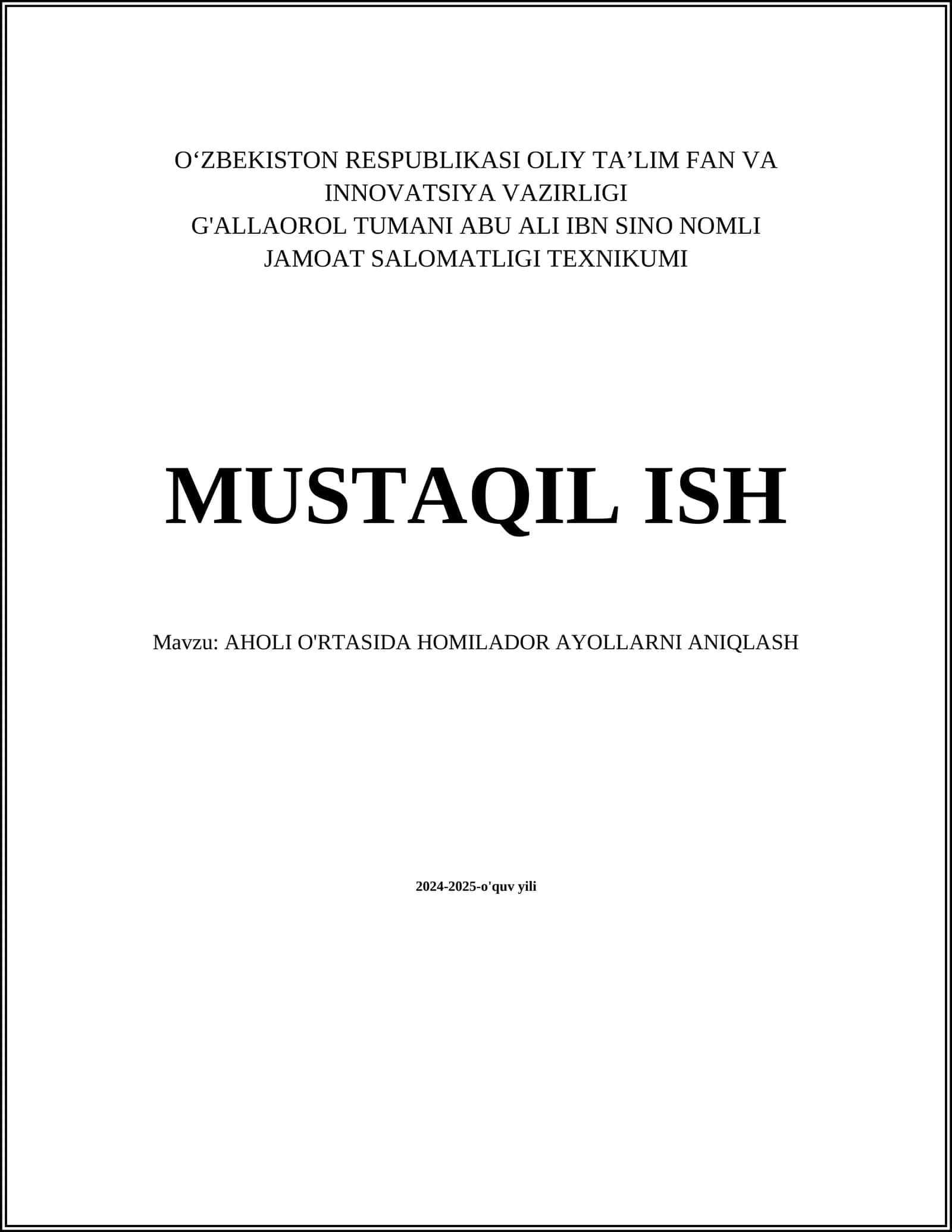 Homiladorlik belgilari 1