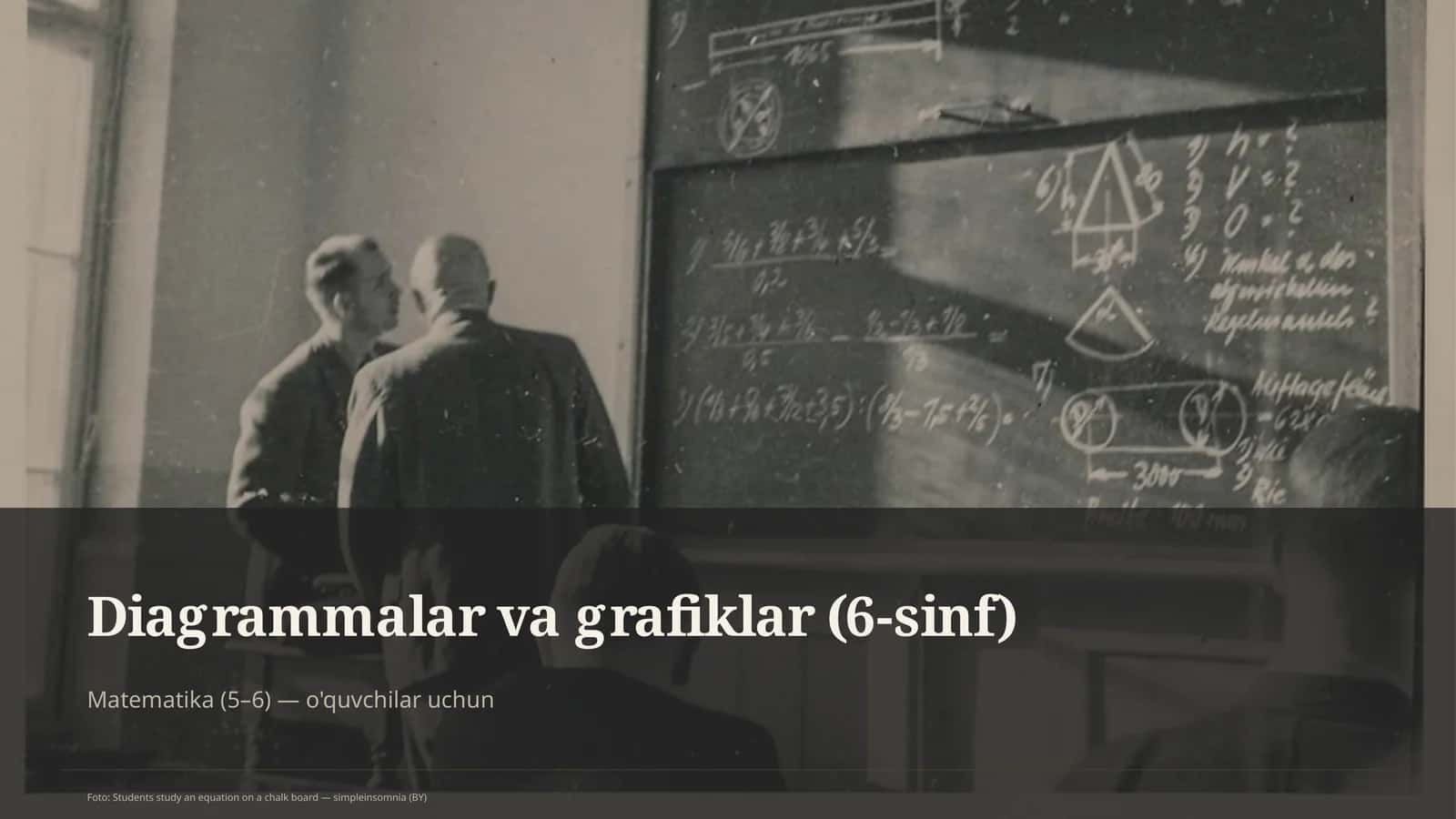 Diagrammalar va grafiklar (6-sinf) 1
