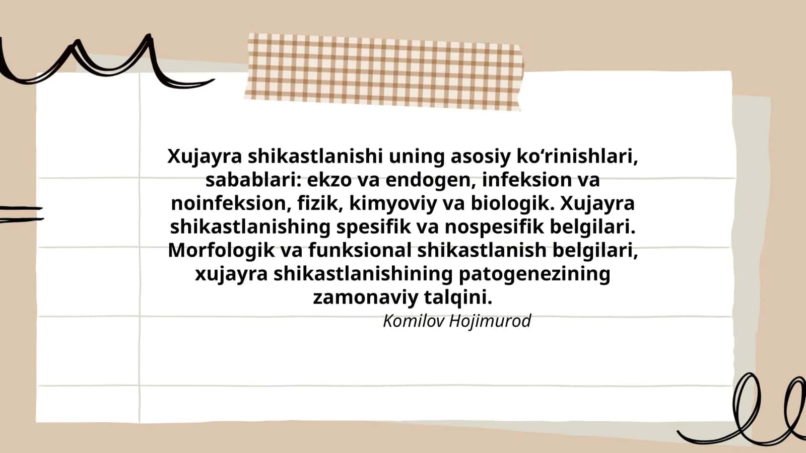 Xujayra shikastlanishi 1