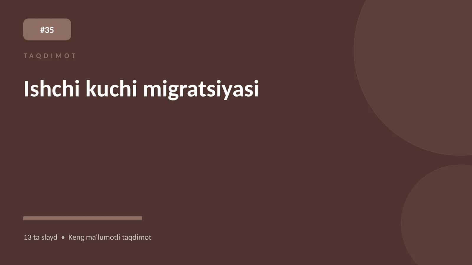 Ishchi kuchi migratsiyasi 1