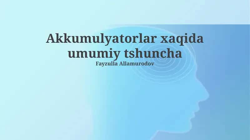 Batareyalar: Tarix, Turlari va Ishlash Prinsipi 1