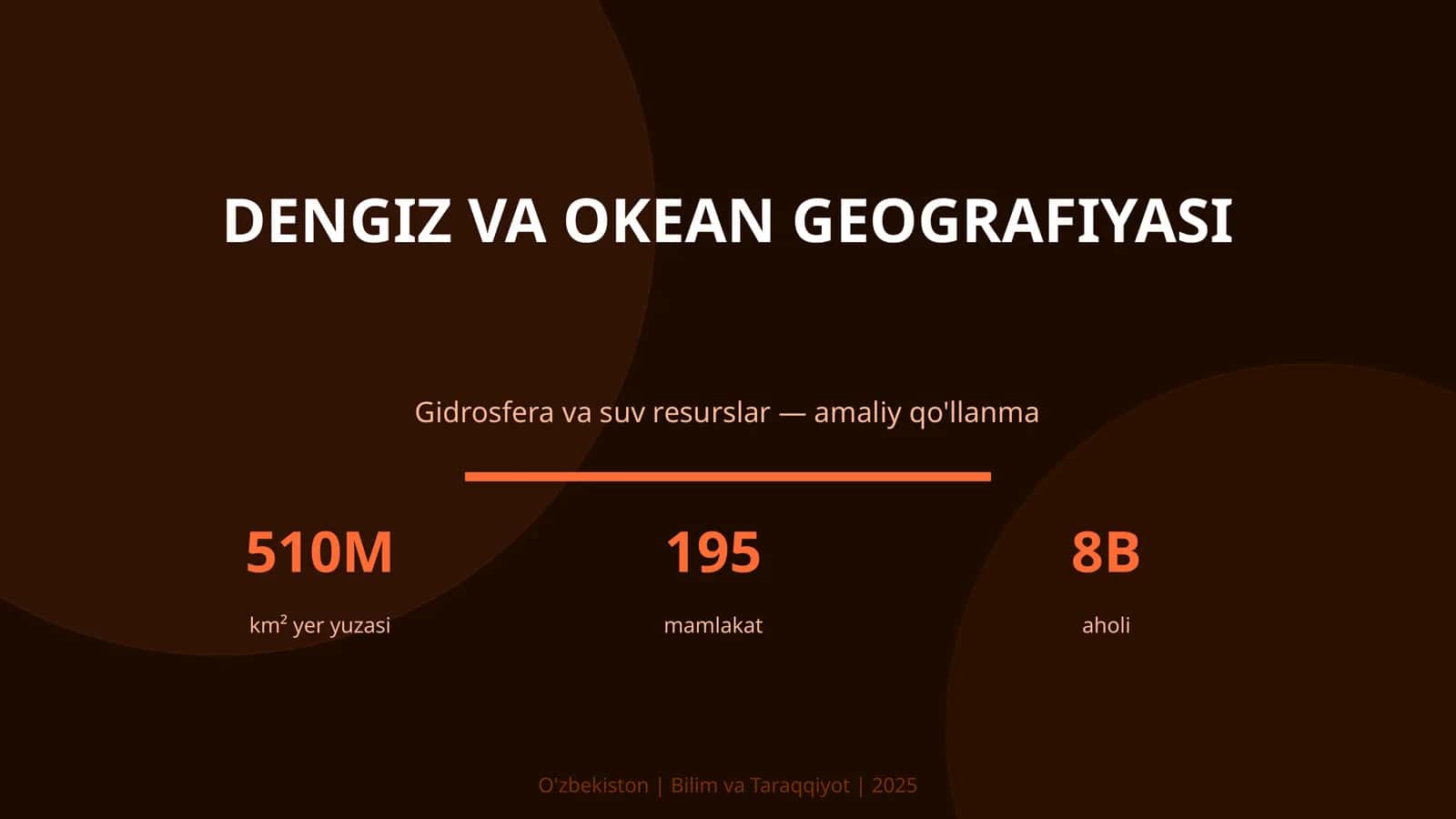 Dengiz va okean geografiyasi 1