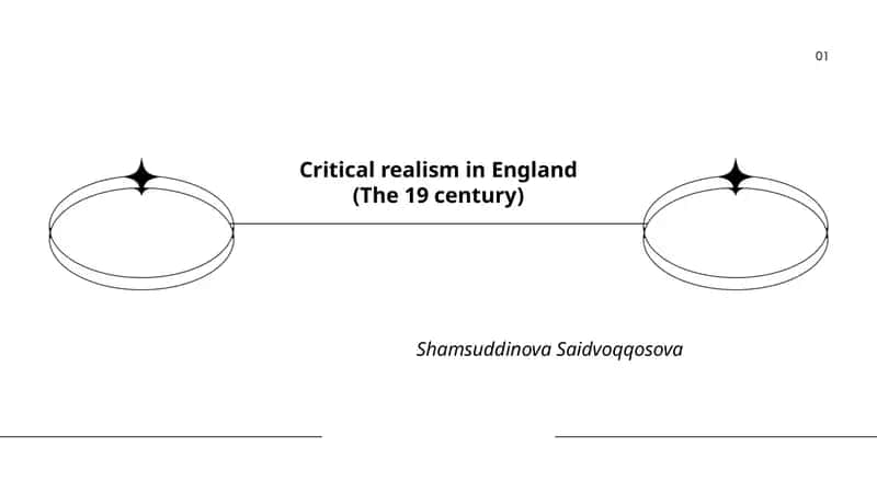 Critical Realism in England (The 19th Century) 1