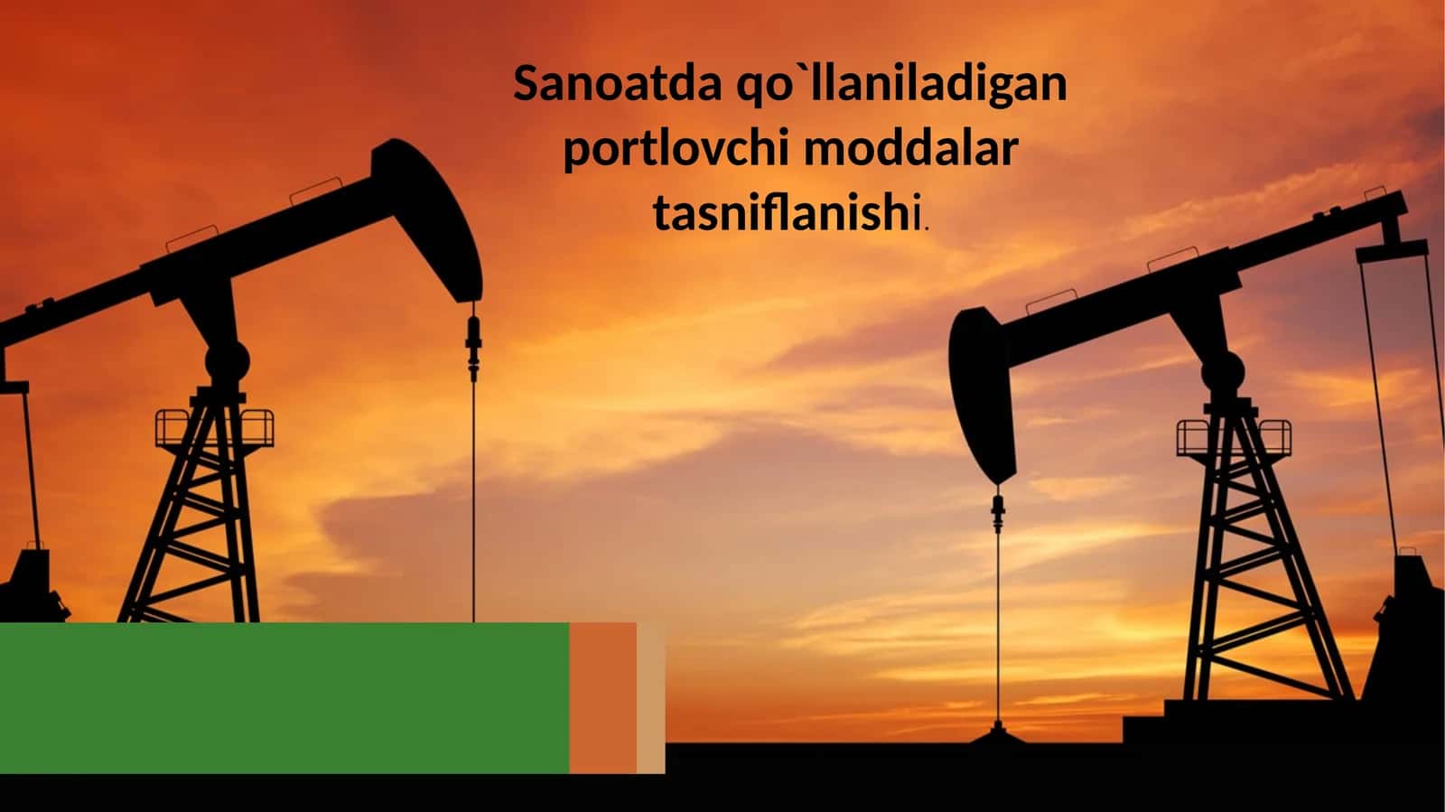 Sanoat portlovchi moddalari 1