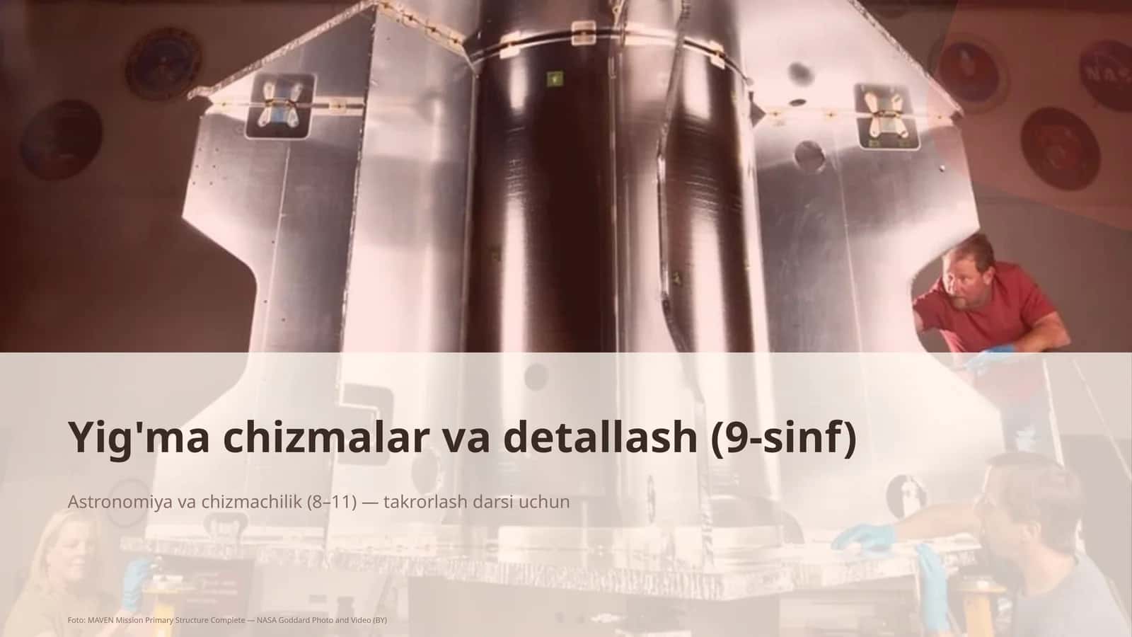 Yig'ma chizmalar va detallash (9-sinf) 1
