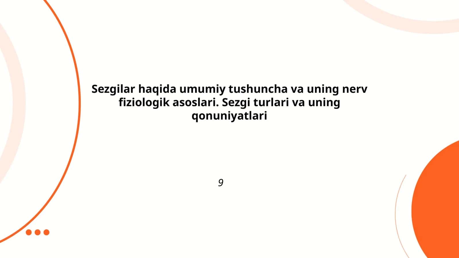 Sezgilar haqida umumiy tushuncha 1