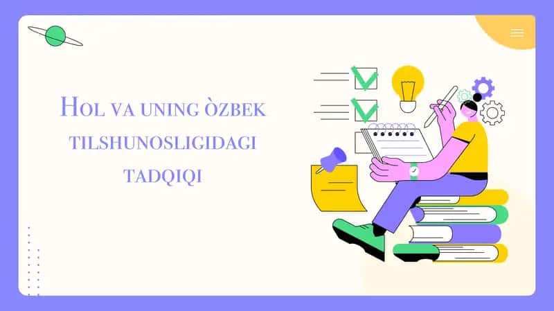 Hol va uning o'zbek tilshunosligidagi tadqiqi 1